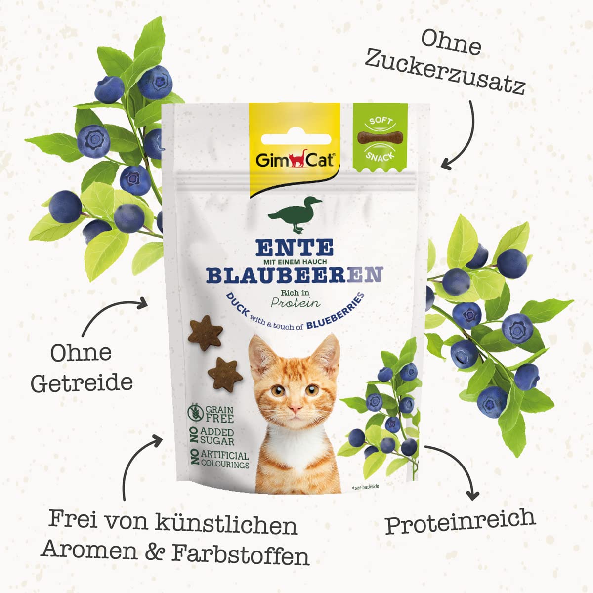 gimcat-soft-snacks-ente-mit-blaubeeren-weicher-katzensnack-60-g image 2