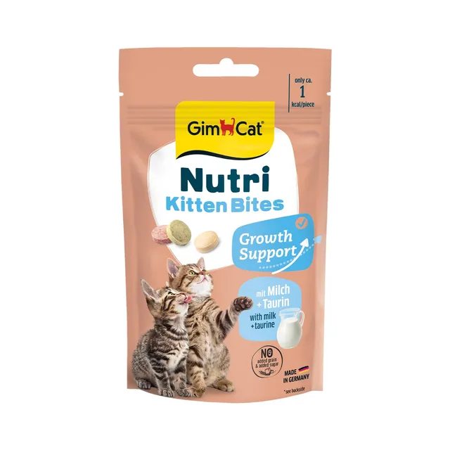 gimcat-nutri-kitten-bites-katzensnack-mit-milch-1-x-40g-beutel image 1