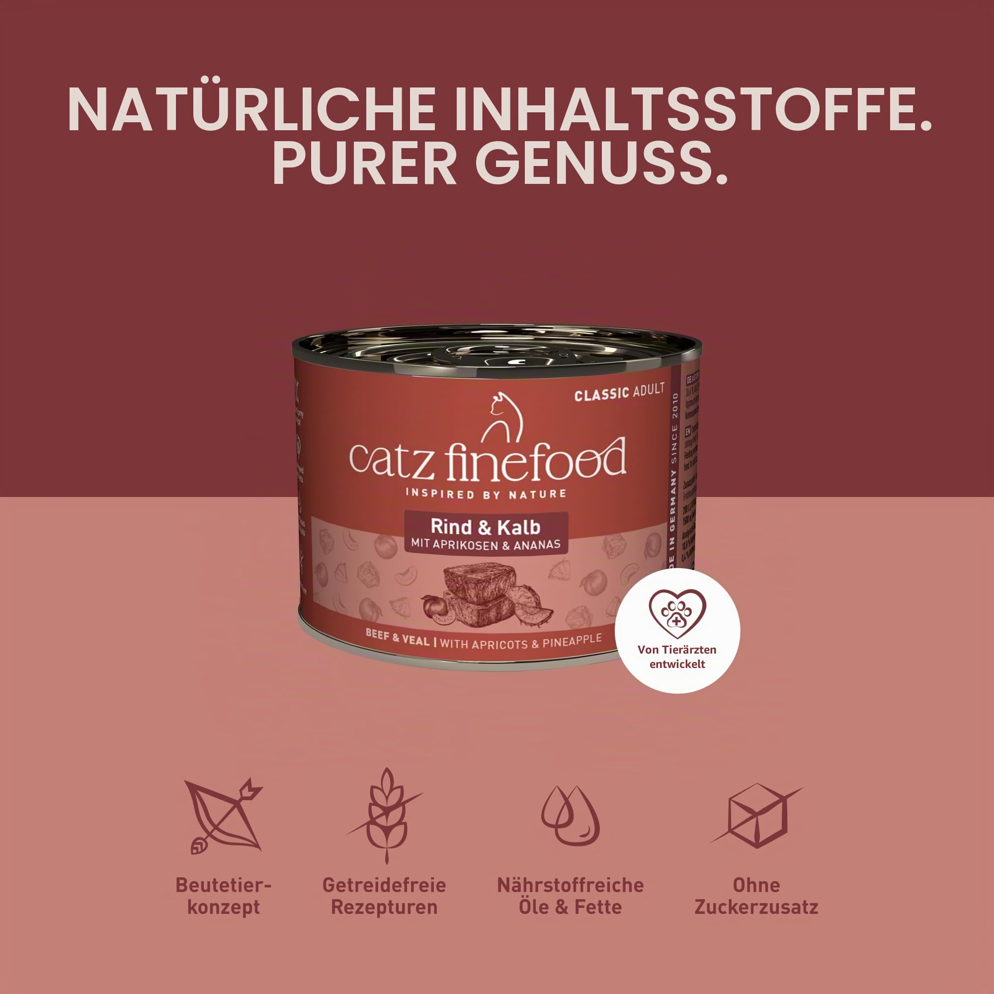 catz-finefood-classic-adult-rind-kalb-nassfutter-f-r-katzen-6-x-200-g-dose image 6