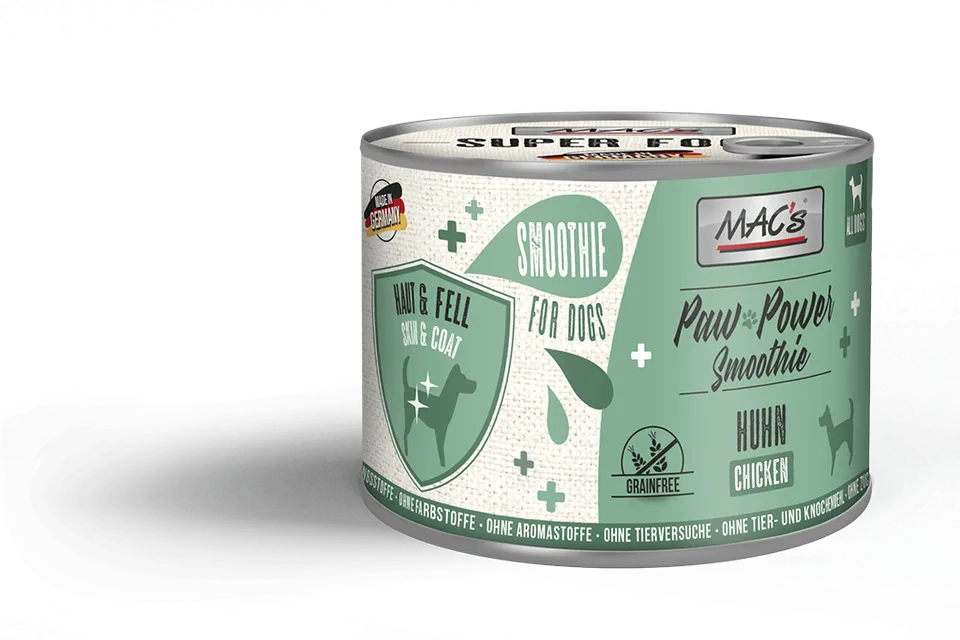 mac-s-dog-paw-power-smoothie-huhn-200g-snack-f-r-haut-fell image 1