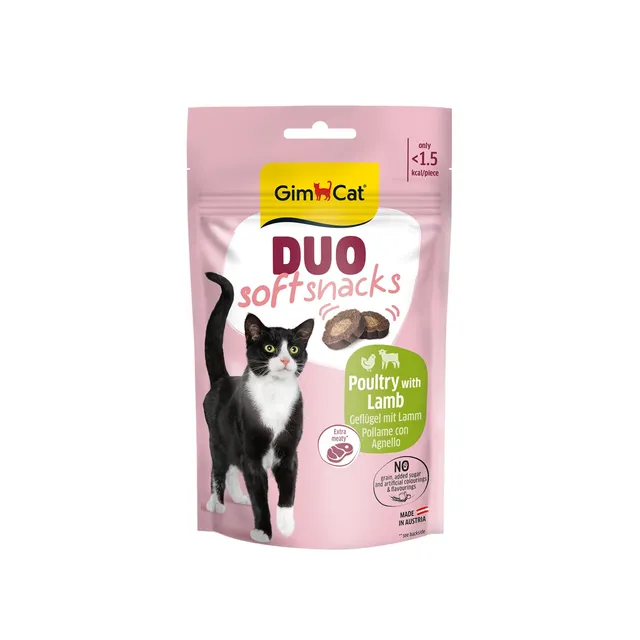 gimcat-duo-soft-snacks-mit-gefl-gel-lamm-soft-snack-f-r-katzen-1-x-50-g image 1