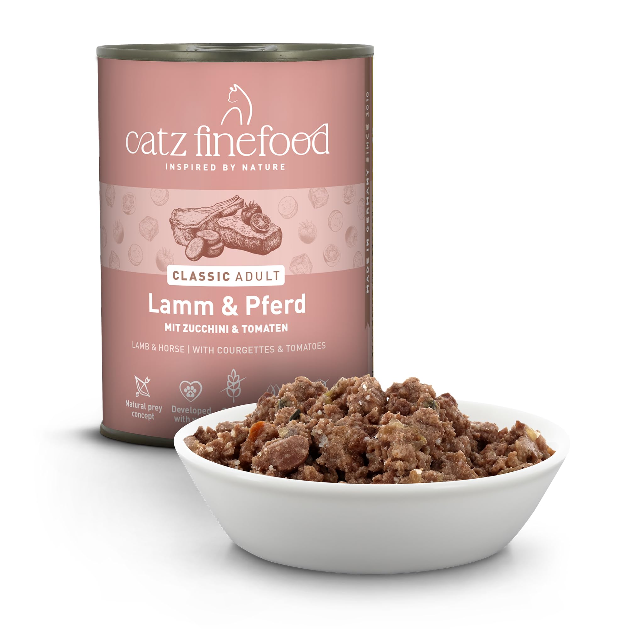 catz-finefood-n-19-lamm-pferd-feinkost-nassfutter-f-r-katzen-6-x-400g-dose image 2