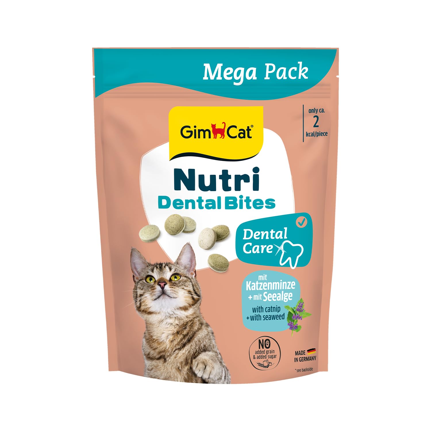 gimcat-nutri-dental-bites-katzensnack-mit-katzenminze-425-g image 1