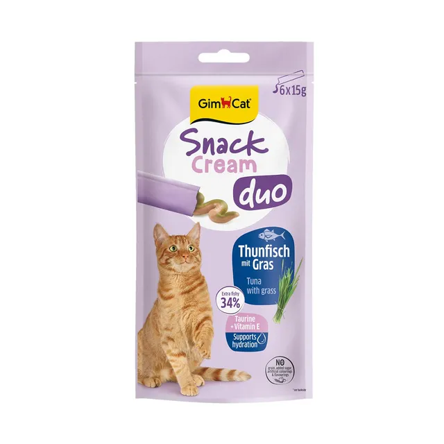 gimcat-snack-cream-duo-thunfisch-gras-schlecksnack-f-r-katzen-6-x-15-g image 1