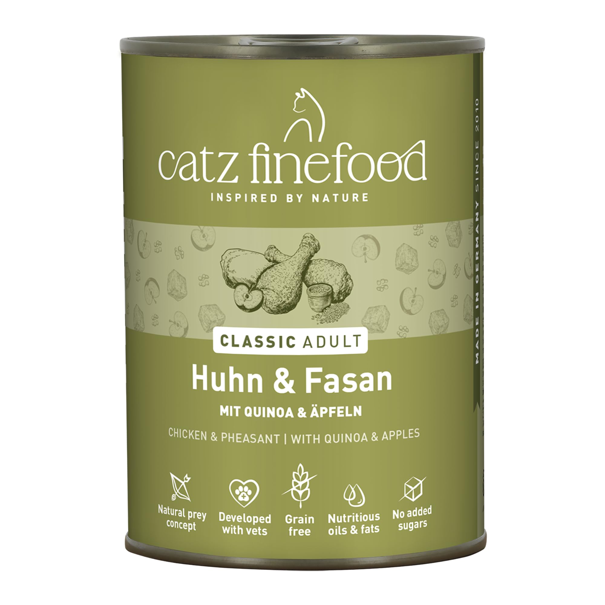 catz-finefood-n-15-huhn-fasan-nassfutter-6-x-400-g-dose image 1