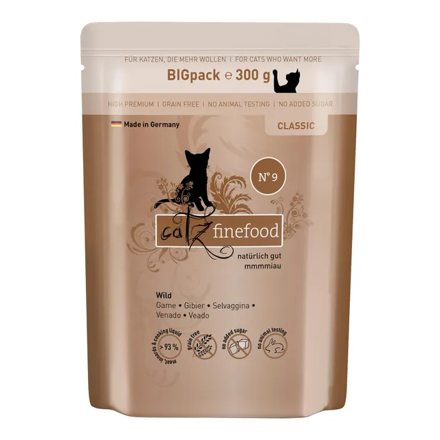 catz-finefood-classic-n-9-wild-nassfutter-f-r-katzen-6-x-300-g-beutel image 1