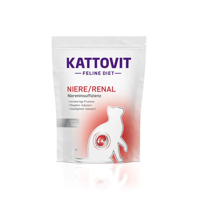 kattovit-trockenfutter-niere-renal-beutel-1250g image 1