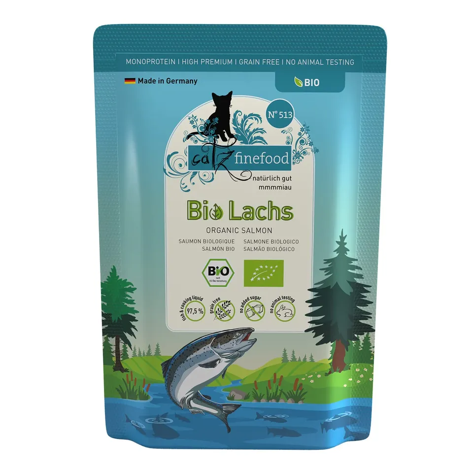 catz-finefood-bio-n-513-katzennassfutter-lachs-12-x-85-g image 1