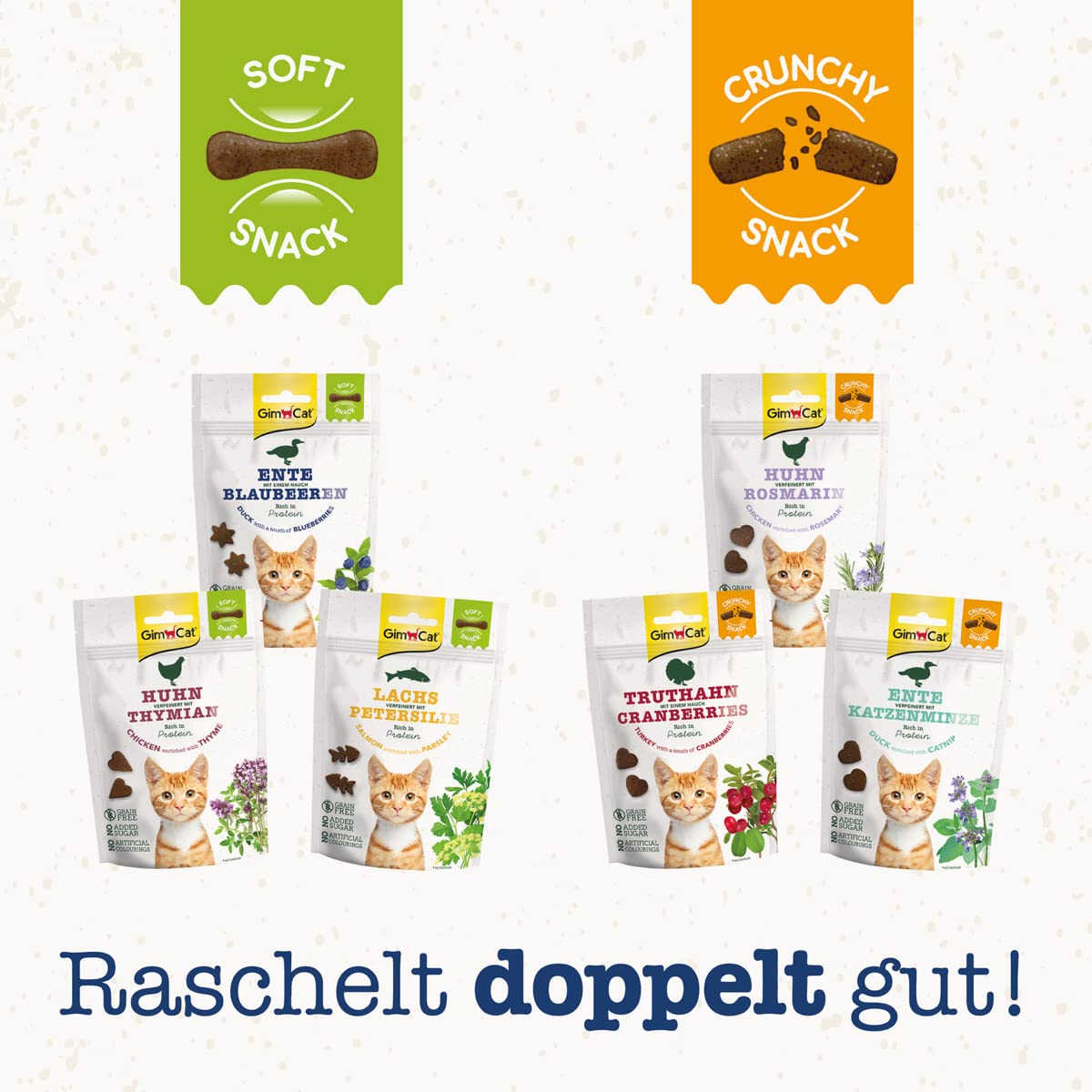 gimcat-soft-snacks-ente-mit-blaubeeren-weicher-katzensnack-60-g image 6