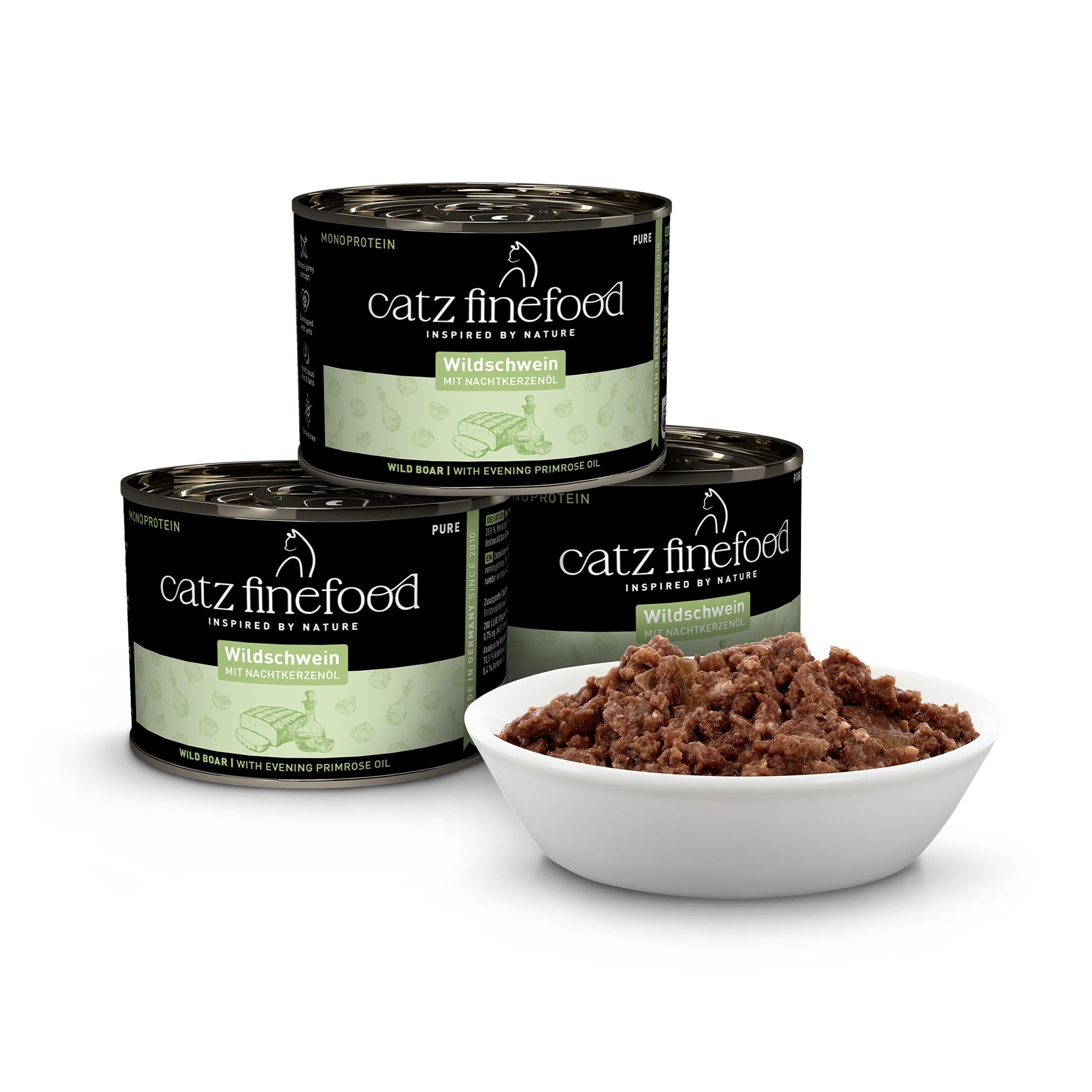catz-finefood-pure-adult-wildschwein-monoprotein-nassfutter-f-r-katzen-6-x-200g- image 2