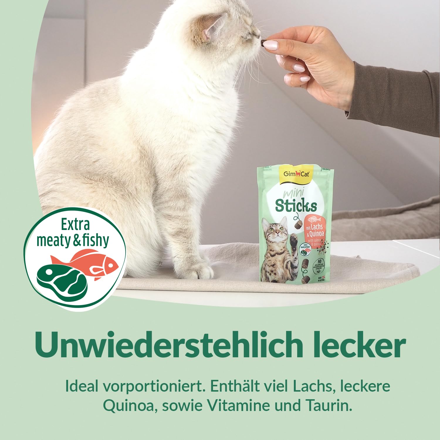gimcat-mini-sticks-lachs-quinoa-katzensnack-1-x-50g-beutel image 3