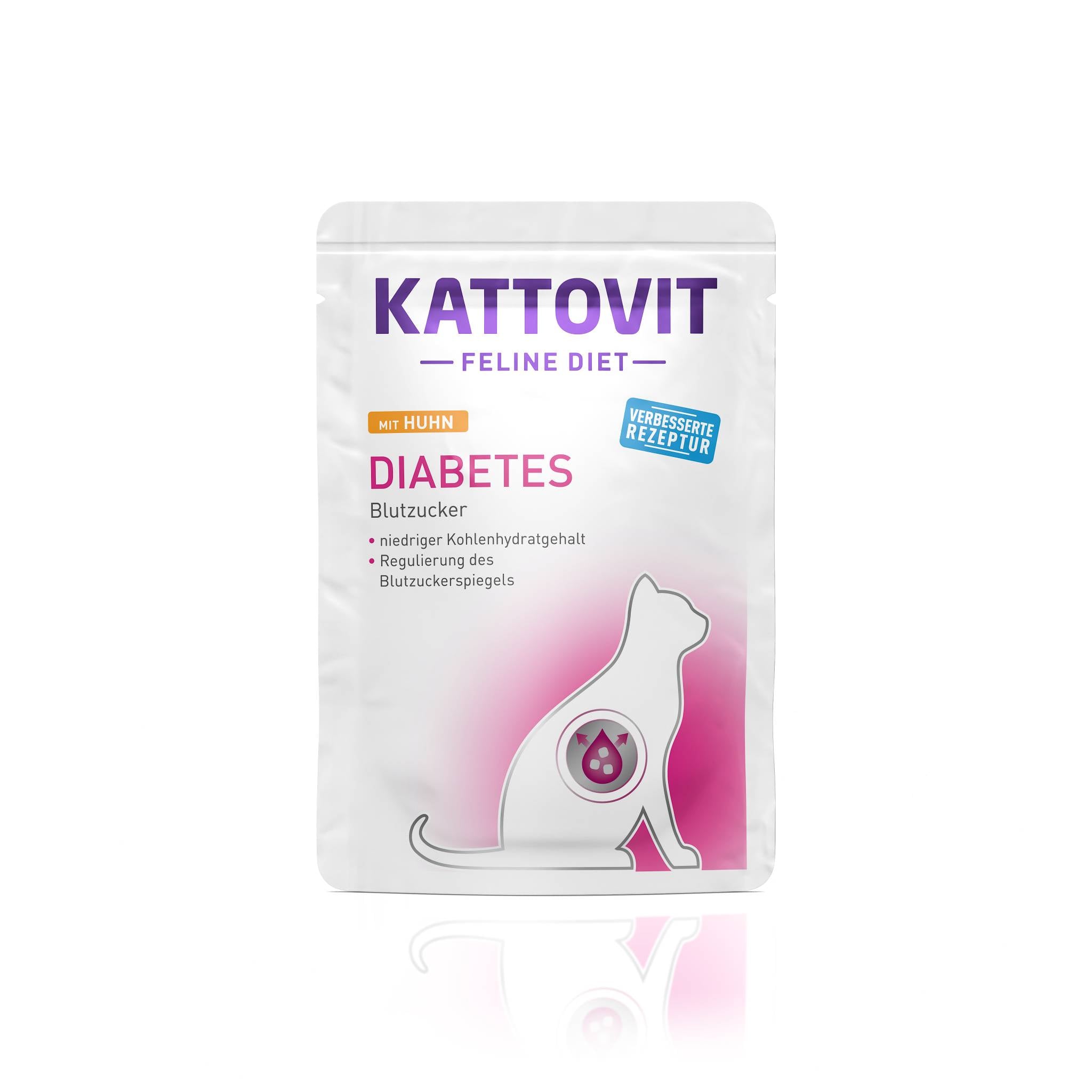 kattovit-diabetes-nassfutter-huhn-frischebeutel-24-x-85g image 2