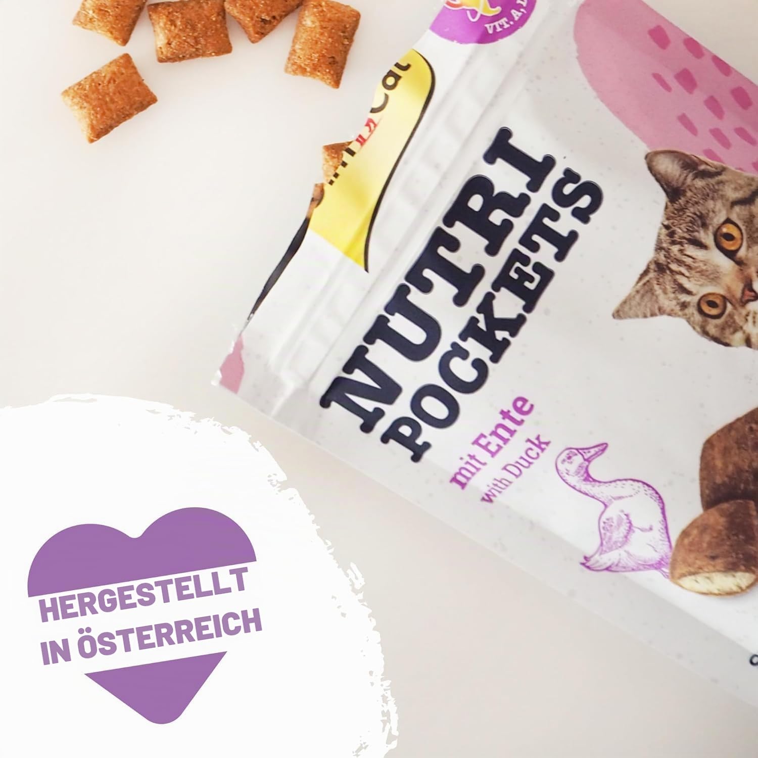 gimcat-nutri-pockets-mit-ente-katzensnack-1-x-60g-beutel image 2