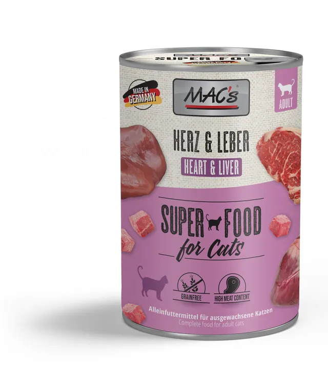 mac-s-cat-herz-leber-400g-katzennassfutter-getreidefrei image 1