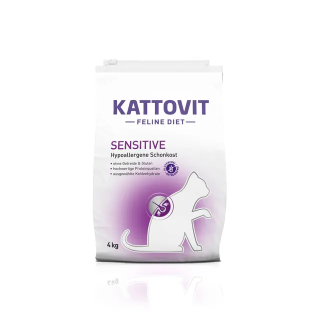 kattovit-sensitive-trockenfutter-beutel-4kg image 1