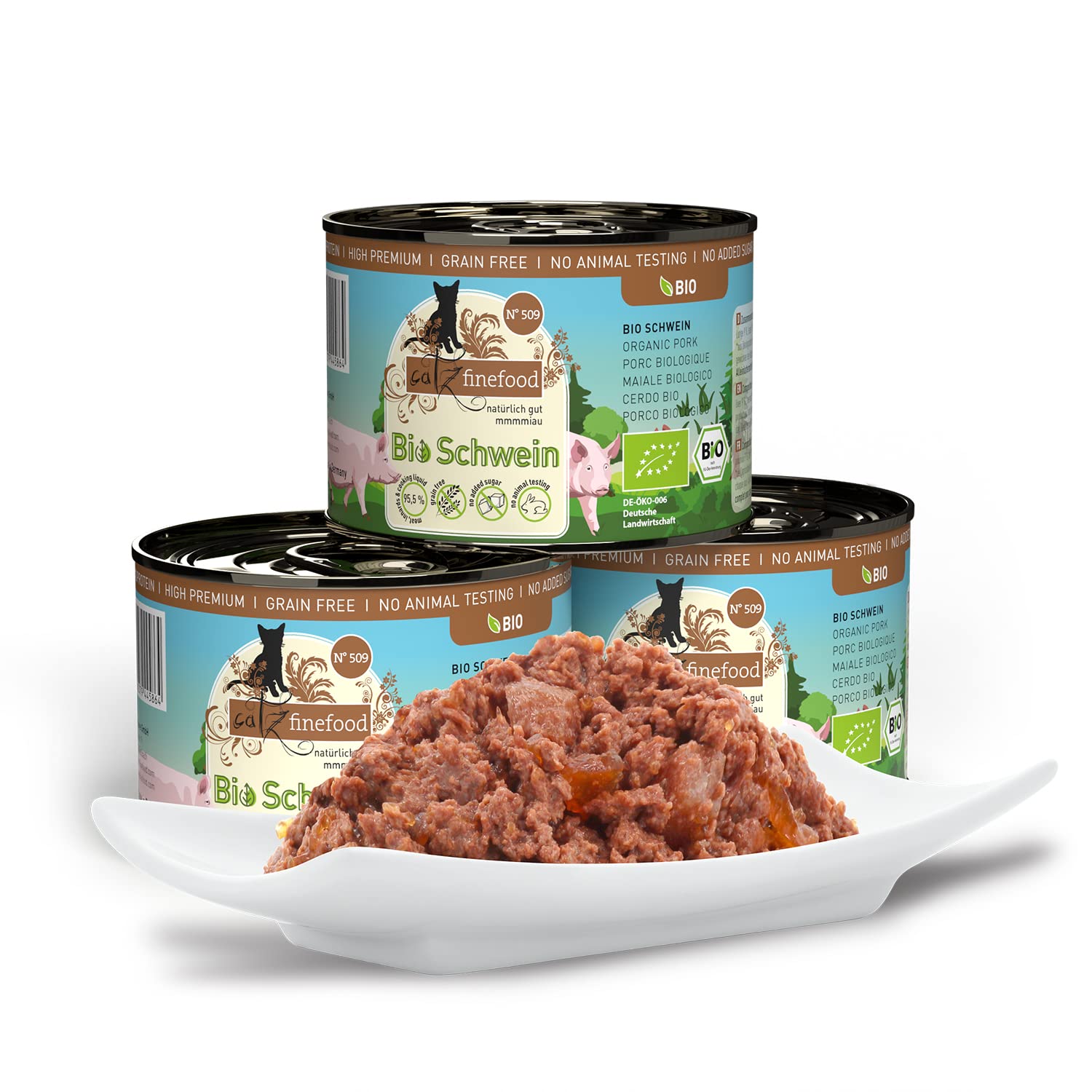 catz-finefood-bio-n-509-katzennassfutter-schwein-6-x-200-g image 4