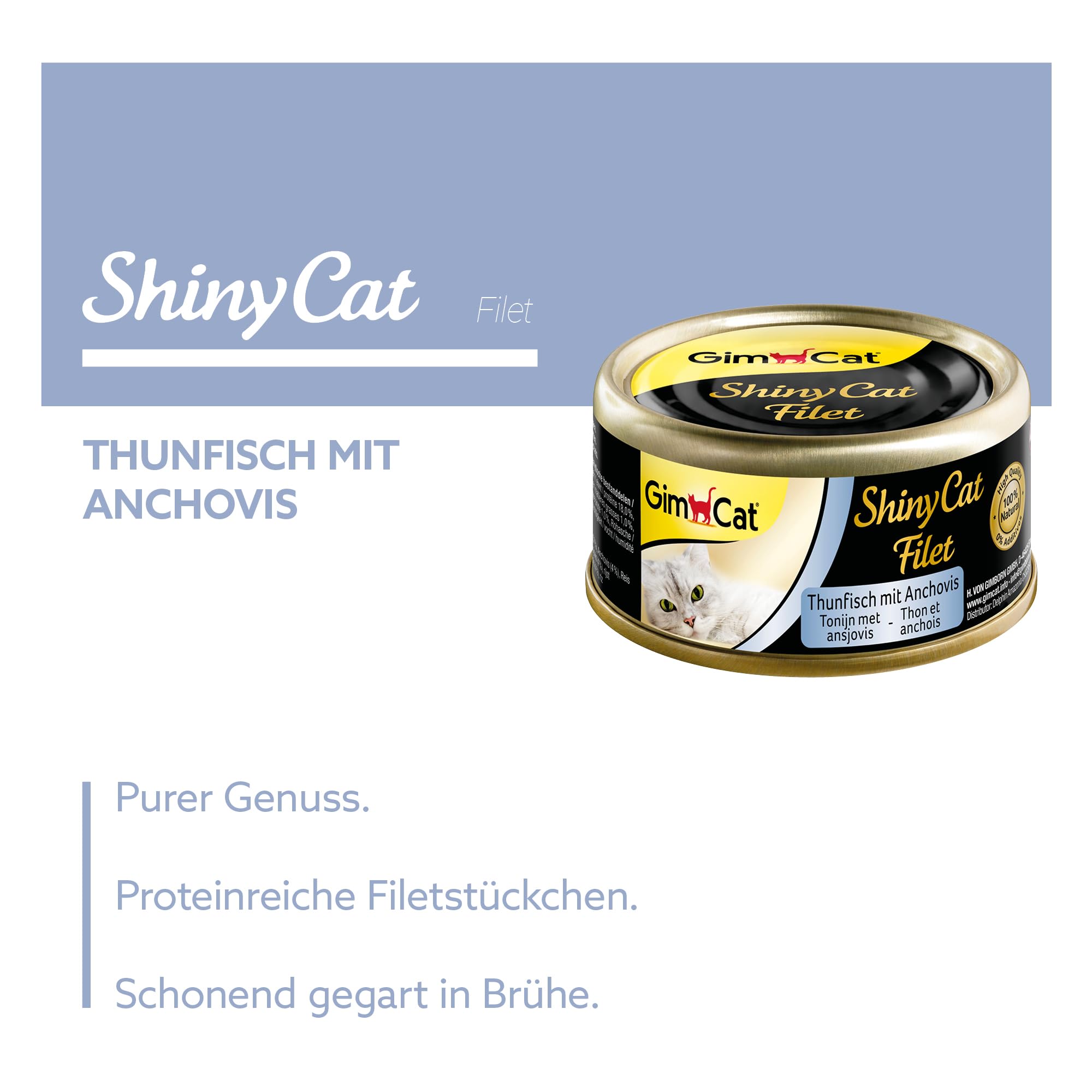 gimcat-shinycat-filet-thunfisch-mit-anchovis-katzenfutter-48-x-70g-dose image 2