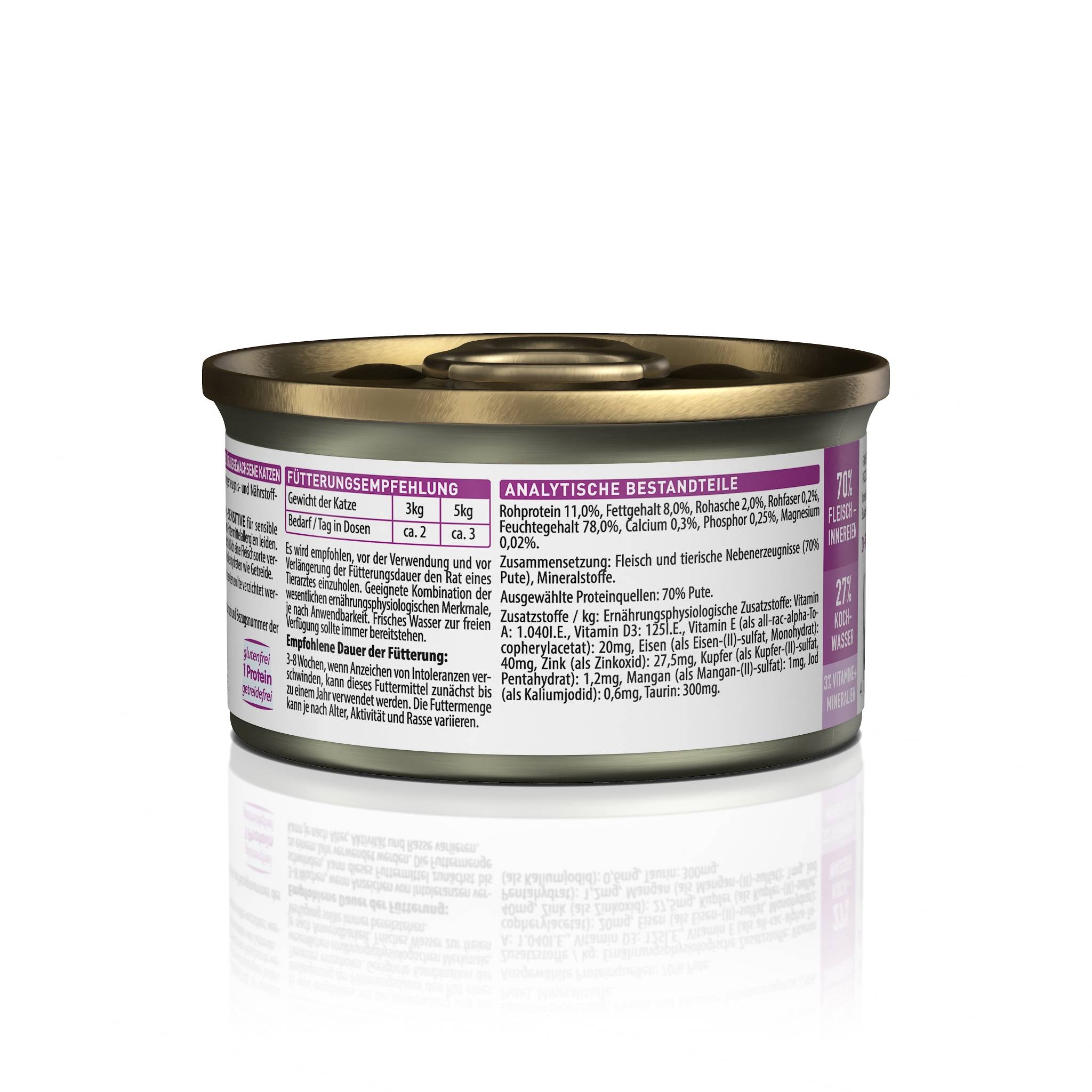 kattovit-sensitive-nassfutter-pute-single-protein-dose-12-x-85g image 5