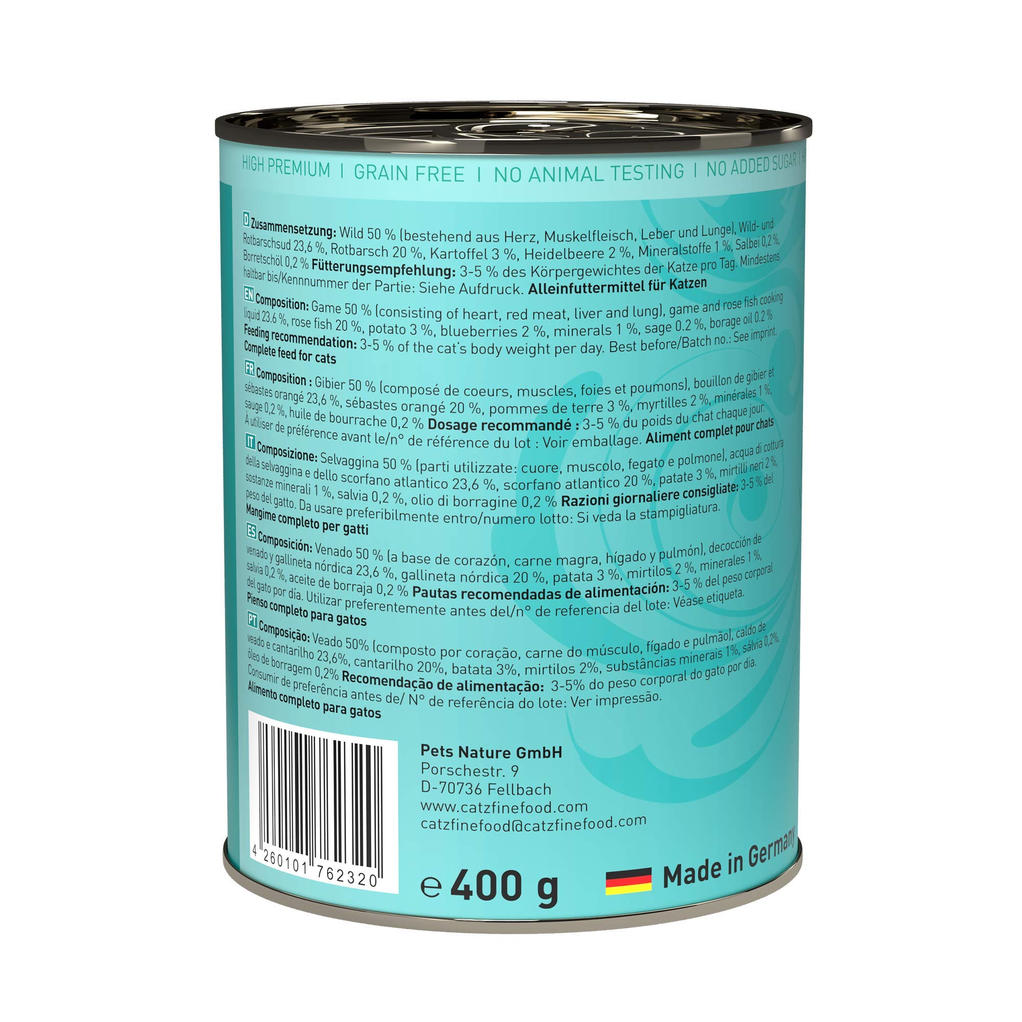 catz-finefood-n-21-wild-rotbarsch-nassfutter-f-r-katzen-6-x-400-g image 2
