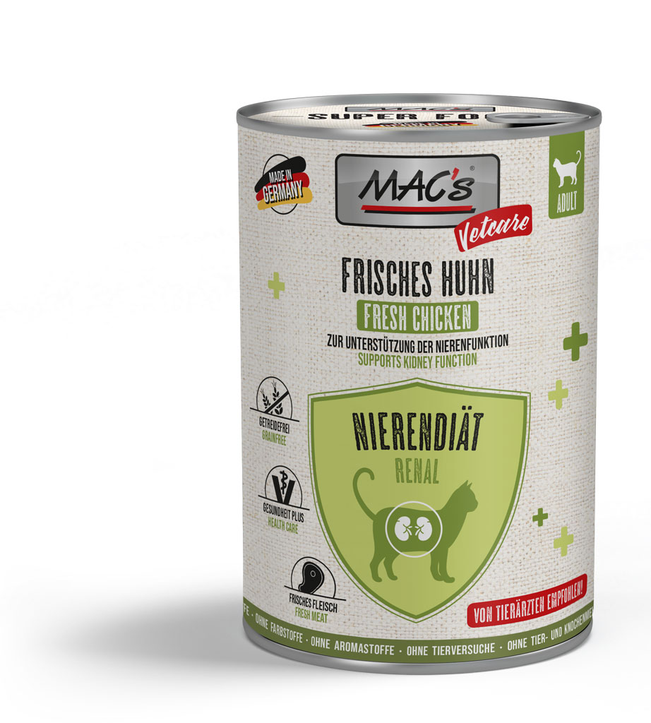 mac-s-cat-vetcare-nierendi-t-nassfutter-f-r-katzen-huhn-400g image 1