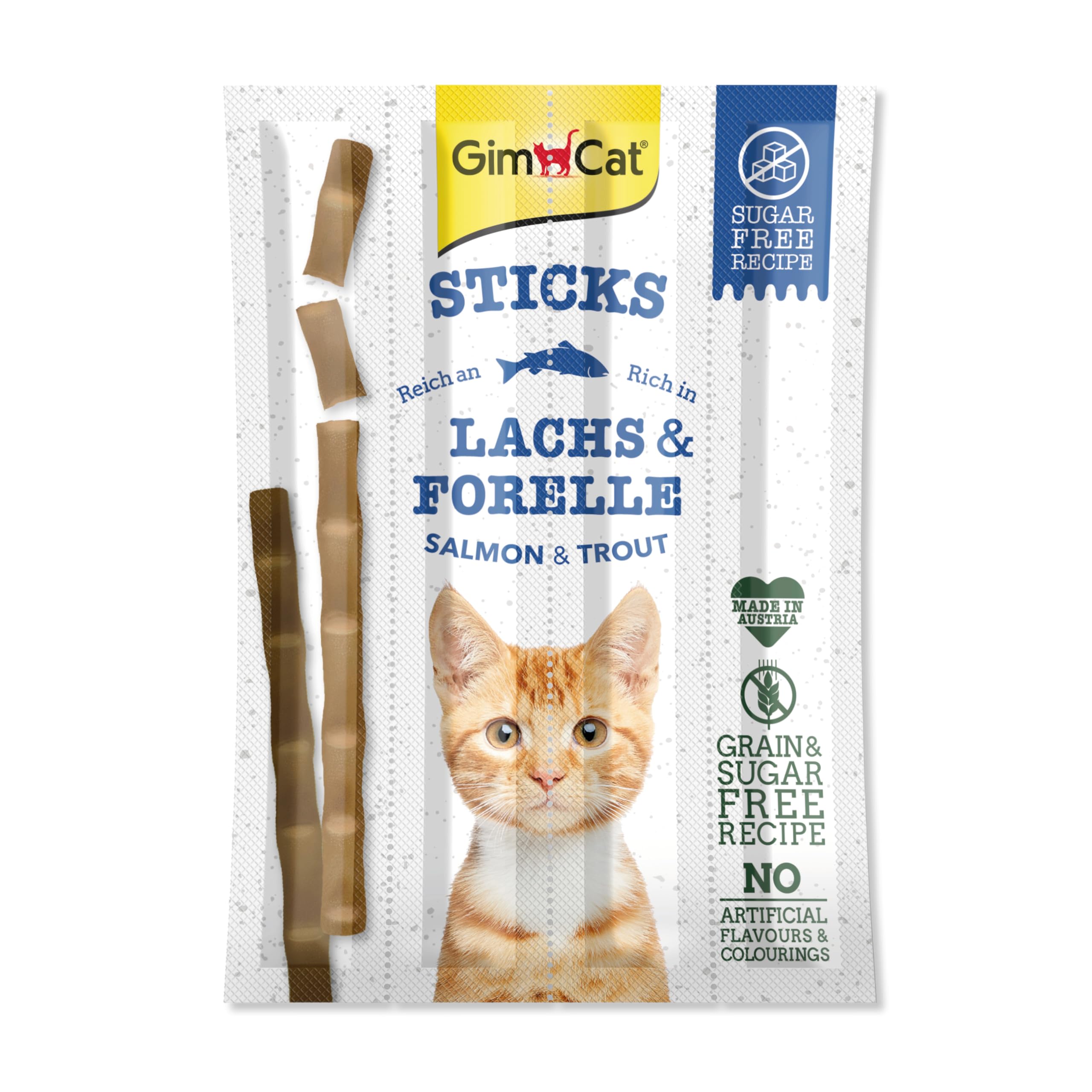 gimcat-sticks-lachs-forelle-kaustangen-1-packung-1-x-4-sticks image 1