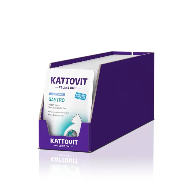 kattovit-nassfutter-ente-reis-frischebeutel-24-x-85g image 1