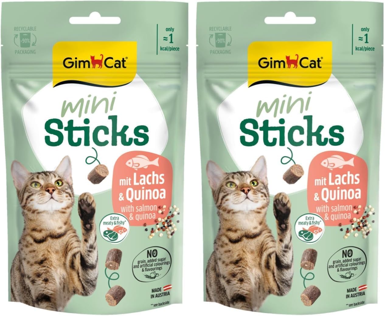 gimcat-mini-sticks-lachs-quinoa-katzensnack-1-x-50g-beutel image 7