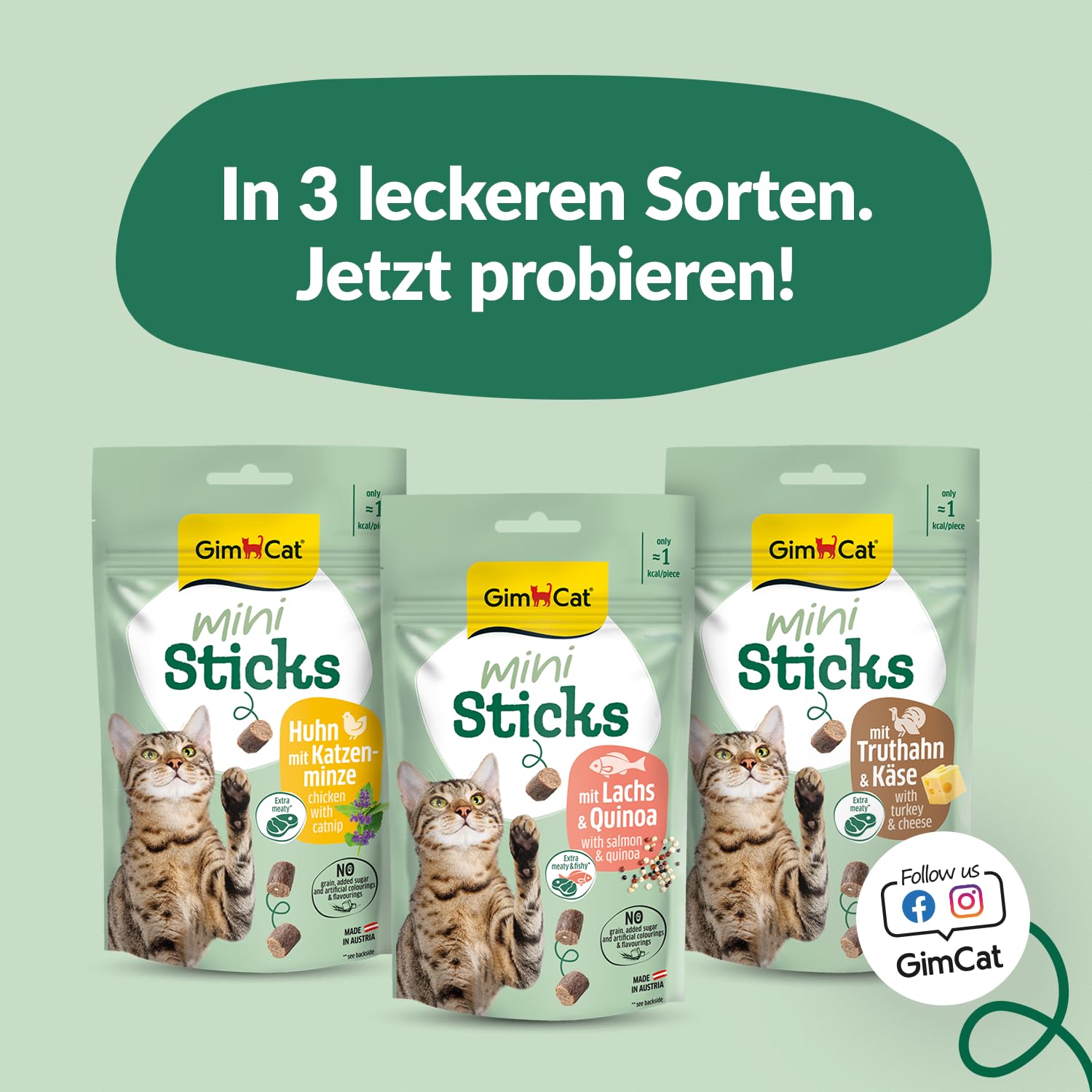 gimcat-mini-sticks-huhn-mit-katzenminze-katzensnack-50-g image 6
