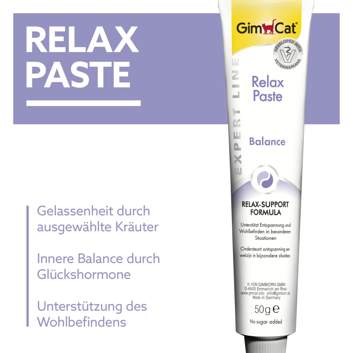 gimcat-expert-line-relax-paste-katzenpaste-1-x-50-g-tube image 2
