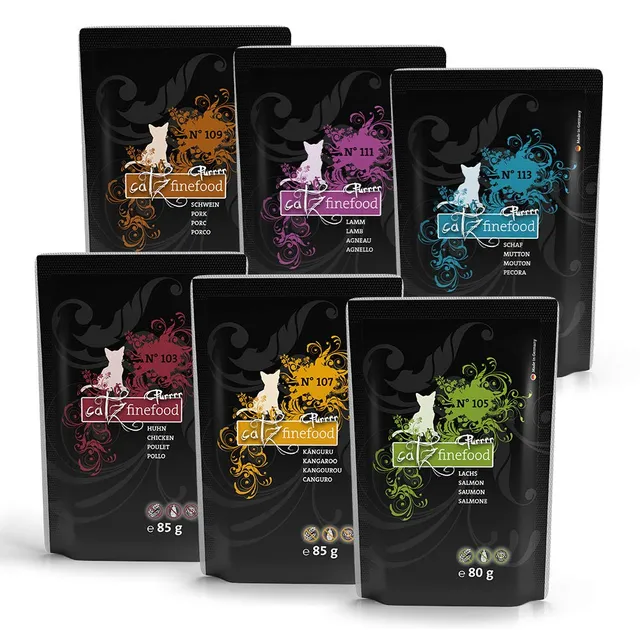 catz-finefood-purrrr-monoprotein-katzenfutter-nass-mix-paket-12-x-80g-85g-k-ngur image 1