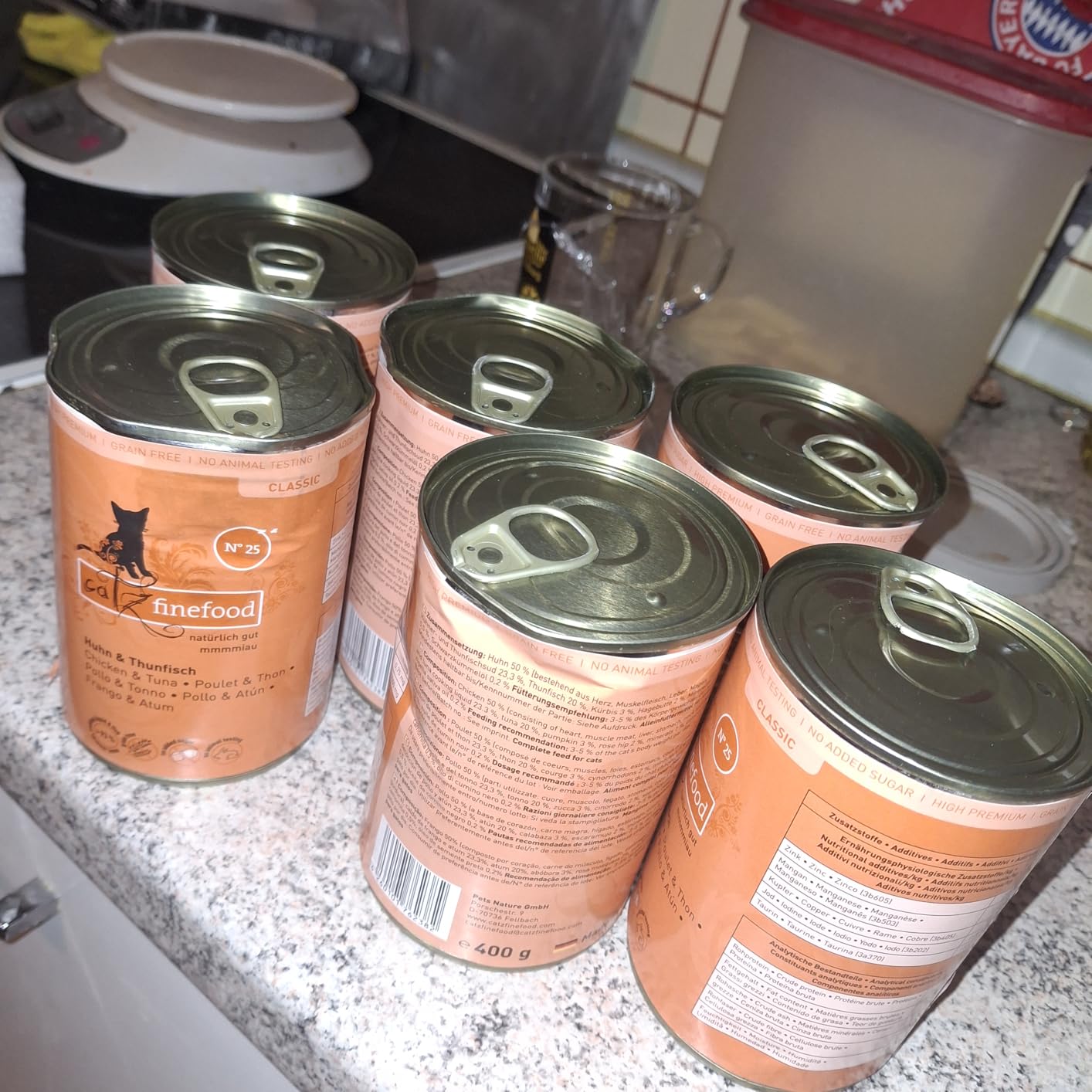 800g Dosen super praktisch
