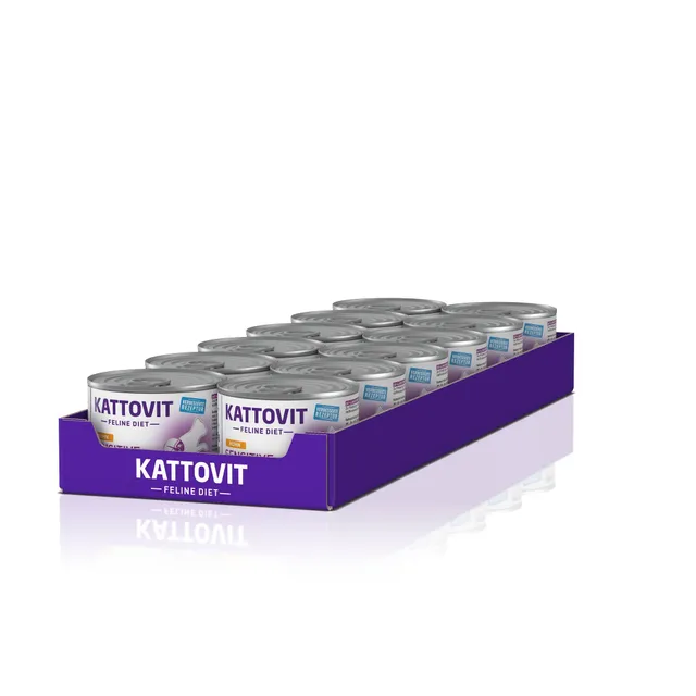kattovit-sensitive-nassfutter-huhn-dose-12-x-185g image 1