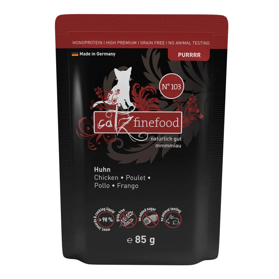 catz-finefood-purrrr-huhn-n-103-monoprotein-nassfutter-16-x-85-g image 1