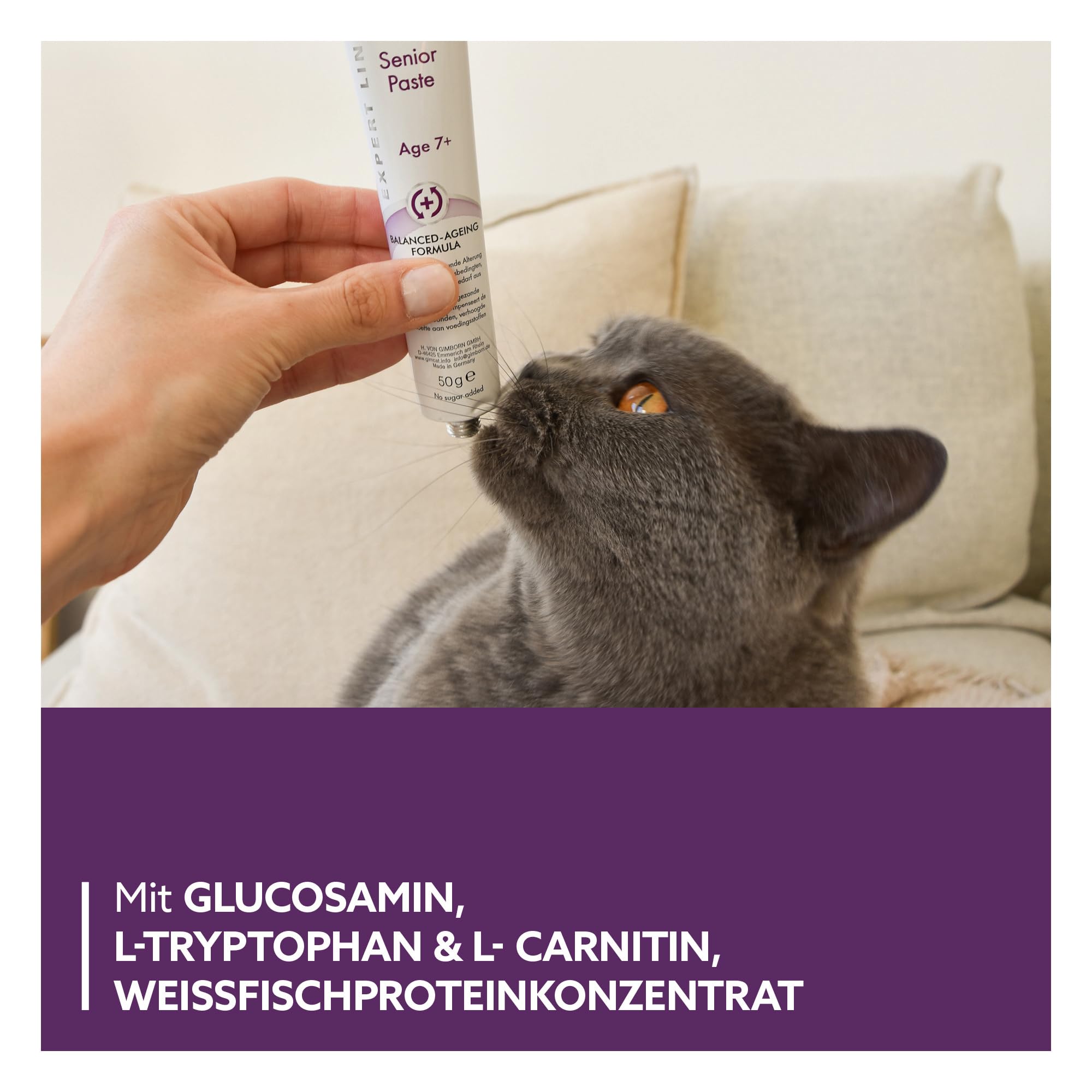 gimcat-expert-line-senior-paste-funktionaler-katzensnack-ab-7-jahren-2-x-50-g image 4