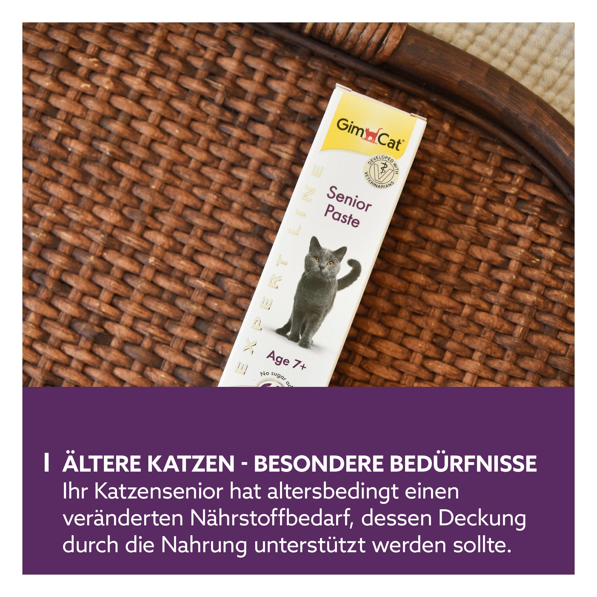 gimcat-expert-line-senior-paste-funktionaler-katzensnack-ab-7-jahren-2-x-50-g image 3