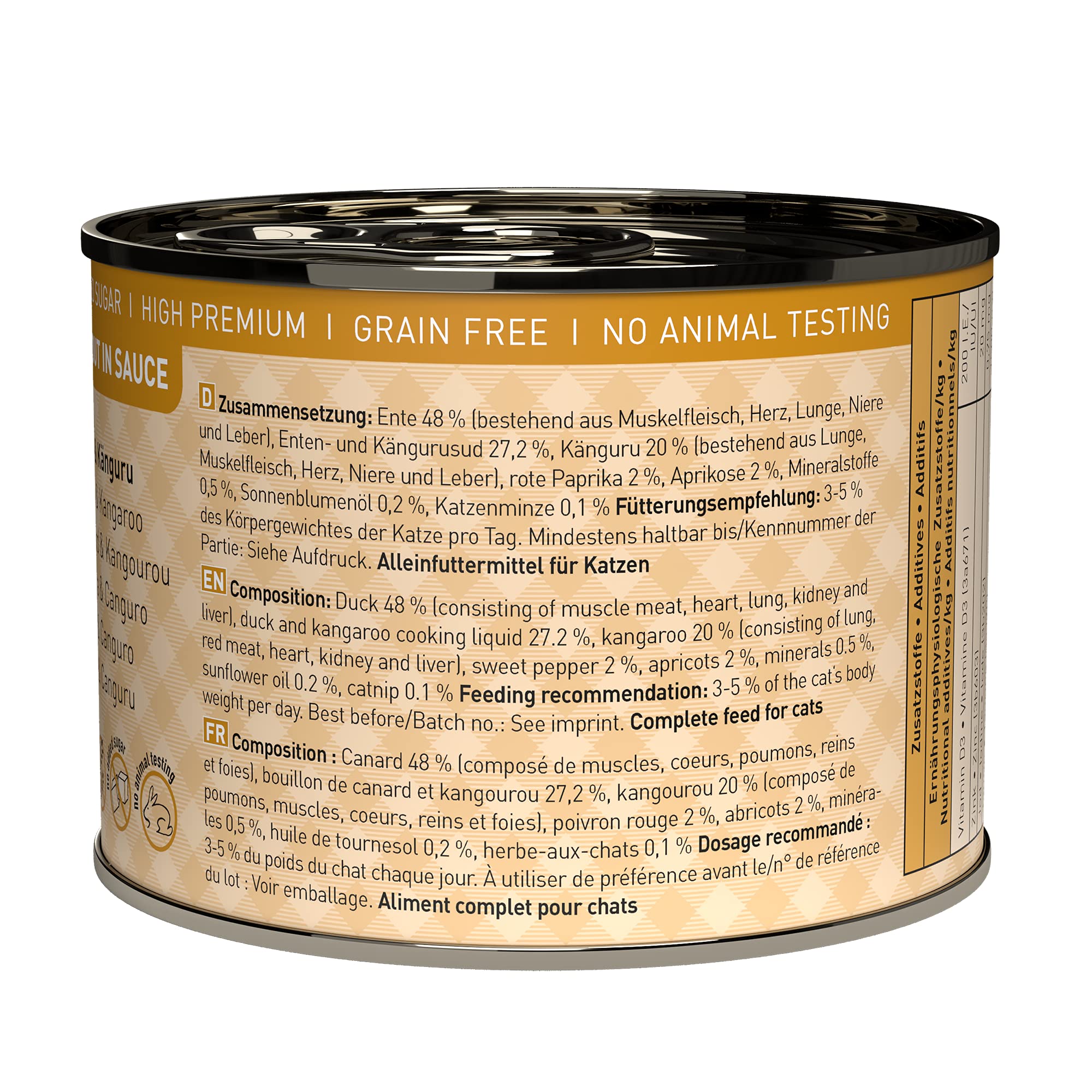 catz-finefood-ragout-n-607-k-nguru-ente-katzenfutter-nass-in-sauce-6-x-190g-dose image 2