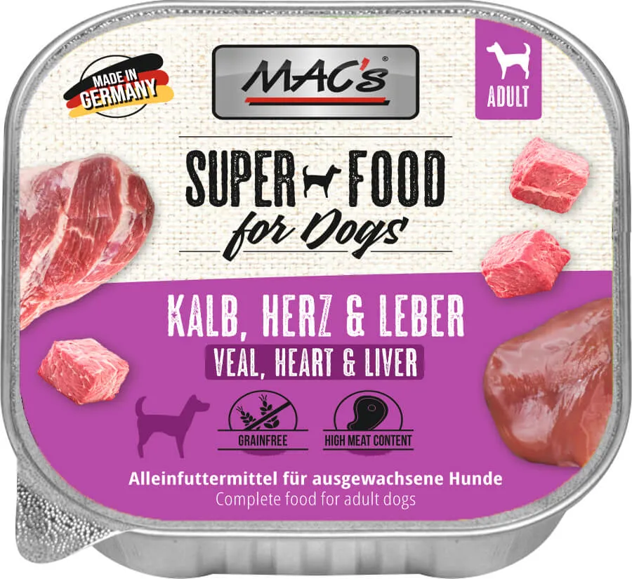 mac-s-dog-schale-kalb-herz-leber-150g-nassfutter image 1