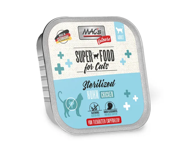 mac-s-cat-vetcare-huhn-sterilized-nassfutter-100g-di-t-f-r-sterilisierte-katzen image 1
