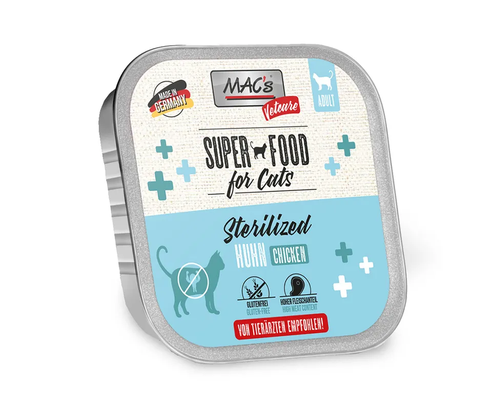 mac-s-cat-vetcare-huhn-sterilized-nassfutter-100g-di-t-f-r-sterilisierte-katzen image 1