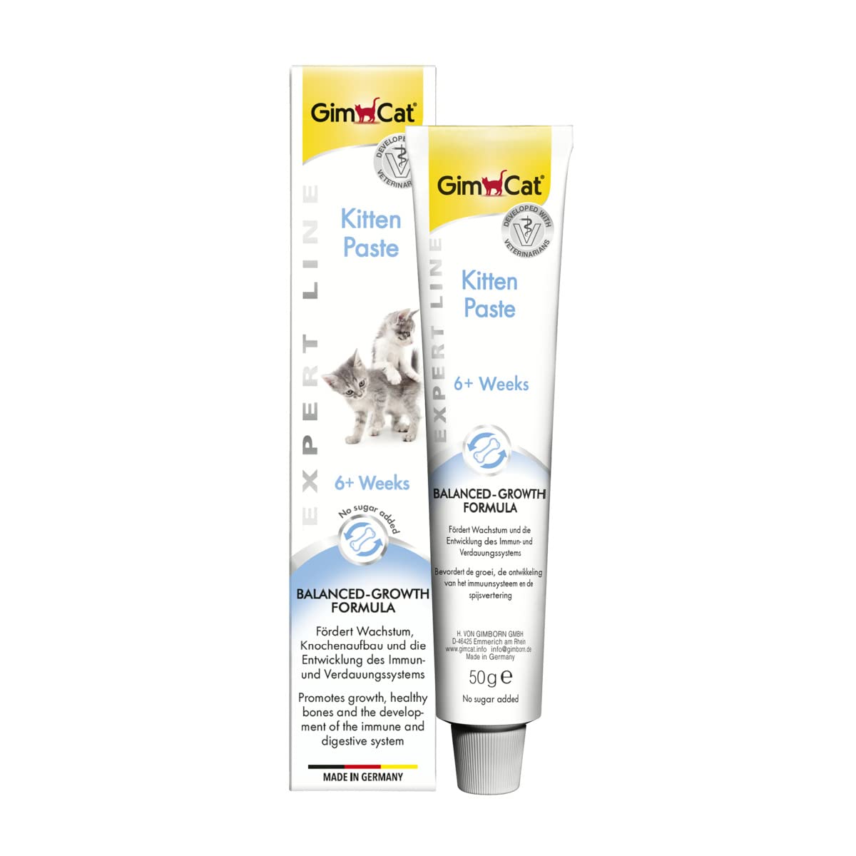 gimcat-expert-line-kitten-paste-funktionaler-katzensnack-f-r-junge-katzen-1-x-50 image 1