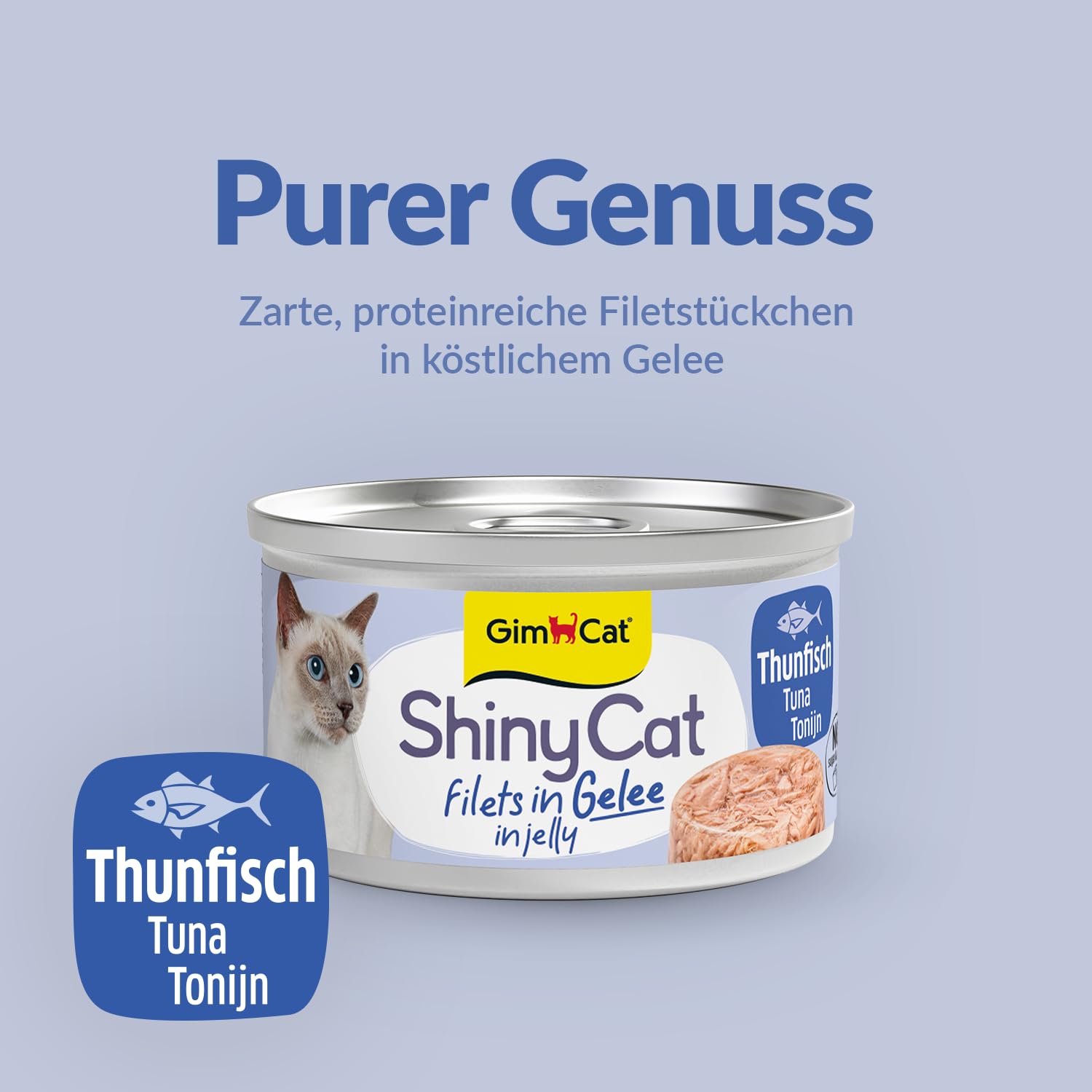 gimcat-shinycat-filet-in-gelee-thunfisch-24-x-70-g-dosen image 2