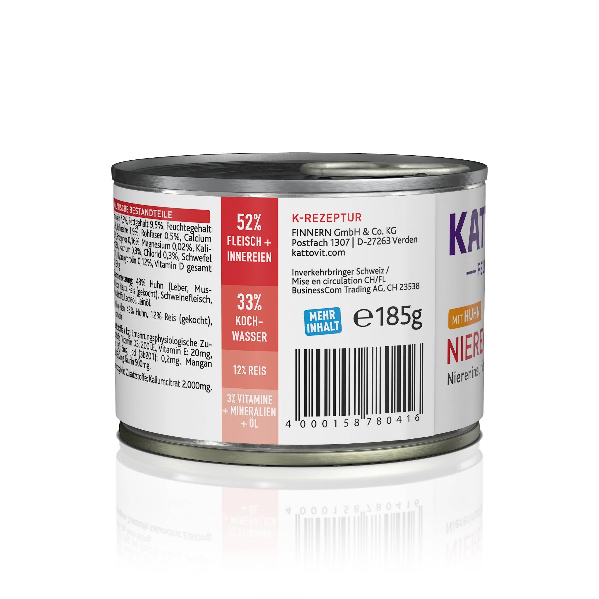 kattovit-niere-renal-nassfutter-huhn-dose-12-x-185g image 7