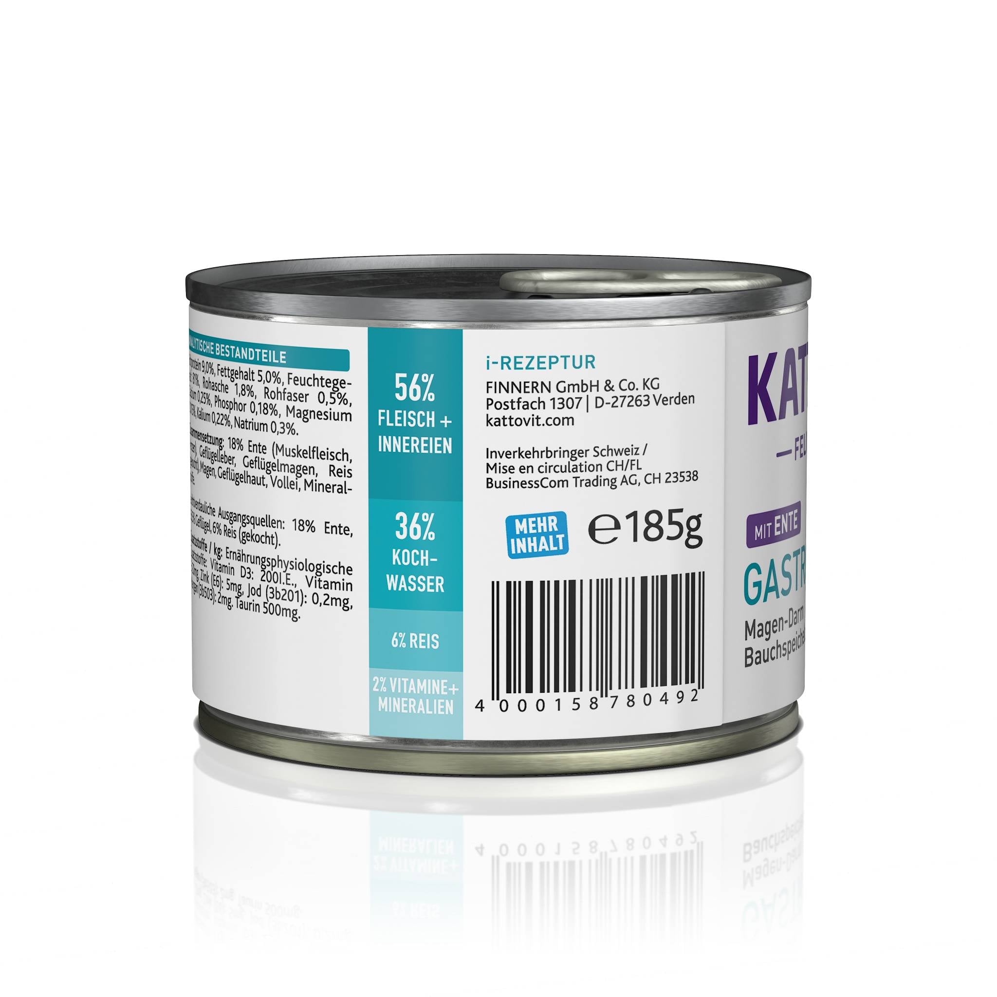 kattovit-ente-nassfutter-dose-12-x-185g image 7