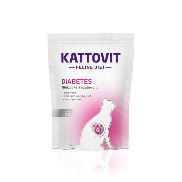 kattovit-diabetes-trockenfutter-beutel-1250g image 1