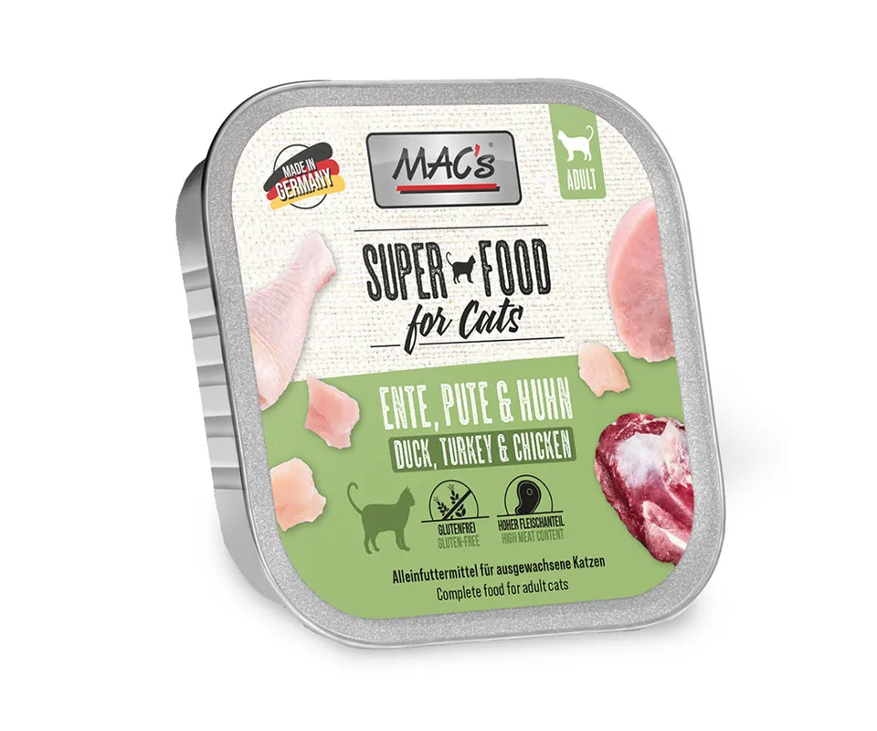 mac-s-cat-schale-ente-pute-huhn-nassfutter-100g-getreidefrei image 1