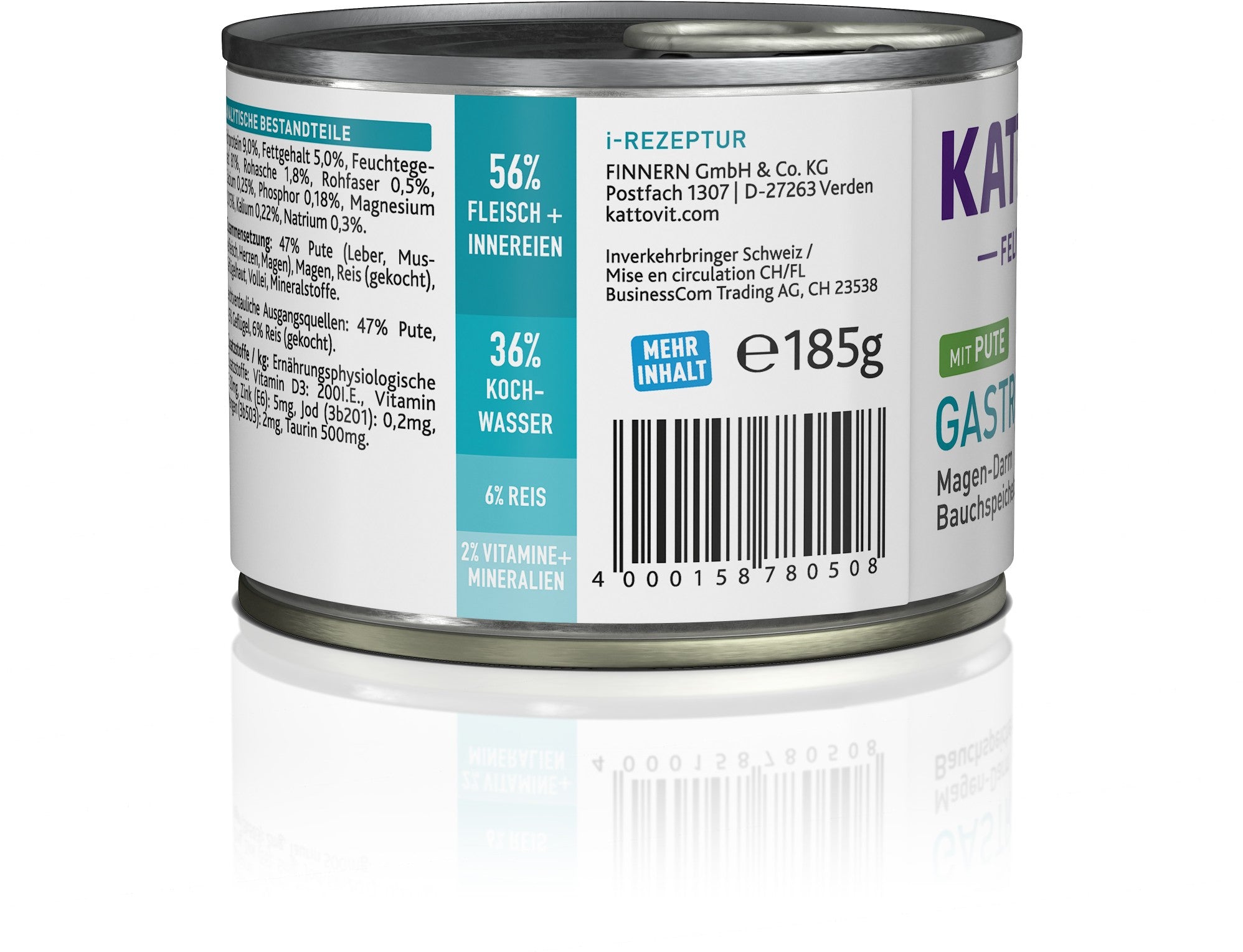 kattovit-gastro-nassfutter-pute-dose-12-x-185g image 6