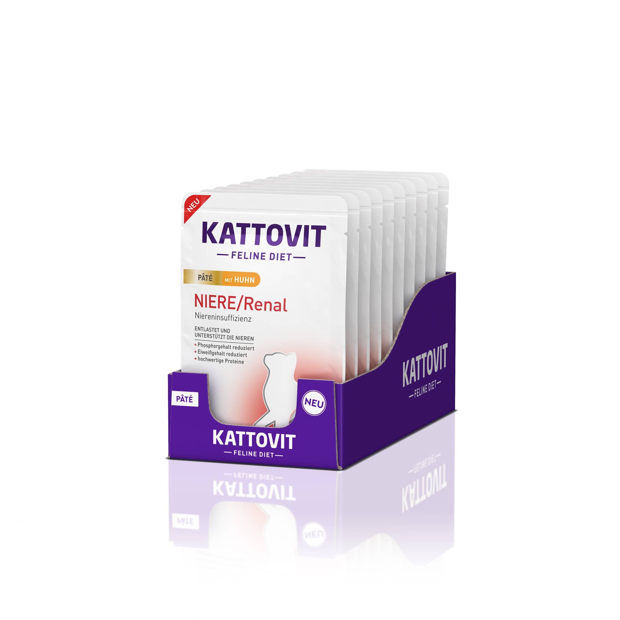 kattovit-niere-renal-pat-huhn-frischebeutel-10-x-85g image 1