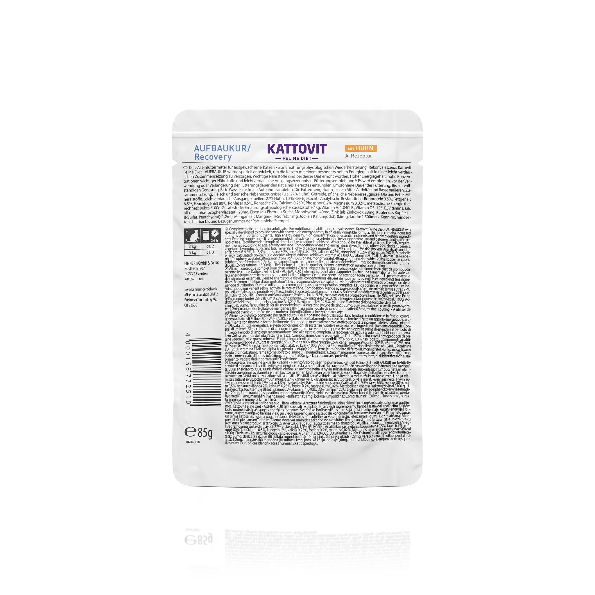 kattovit-recovery-aufbaukur-nassfutter-huhn-frischebeutel-24-x-85g image 4
