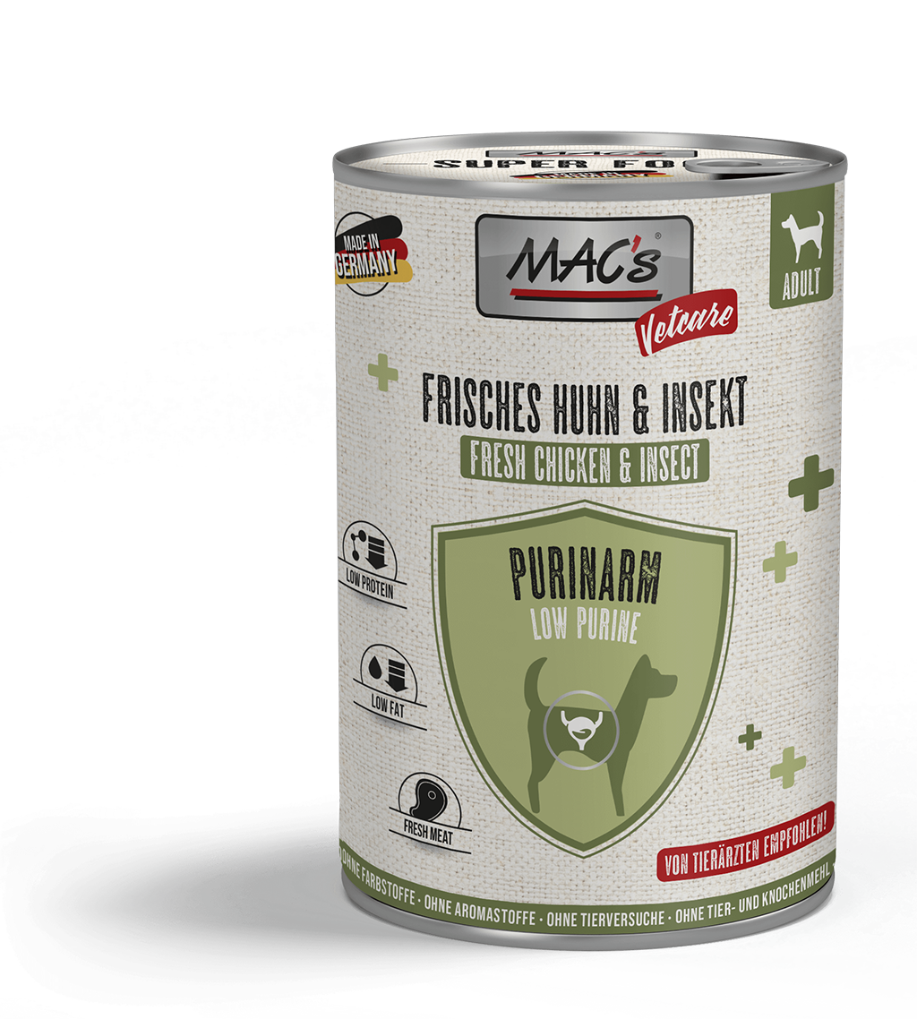 mac-s-dog-vetcare-purinarm-huhn-insekt-400g-di-t-nassfutter image 1