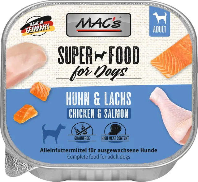 mac-s-dog-schale-nassfutter-huhn-lachs-150g image 1